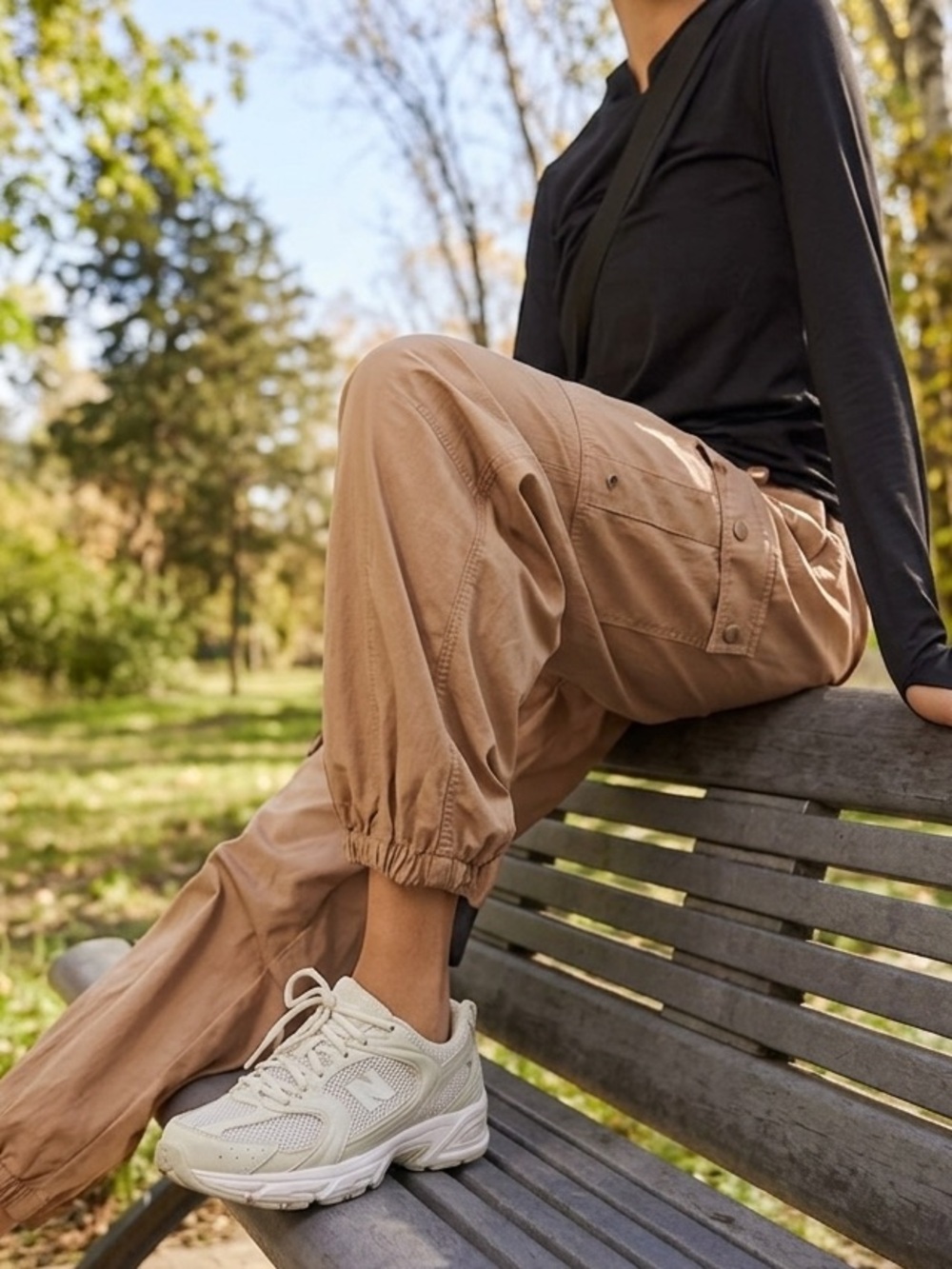 Hyba Wide Leg Ripstop Pant